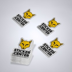 Stickers TROQUELADOS Brush / Cepillado 【Con tu LOGO】