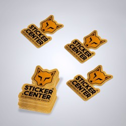 ▷ Stickers Brush DORADO / Cepillado 【Con tu DISEÑO】