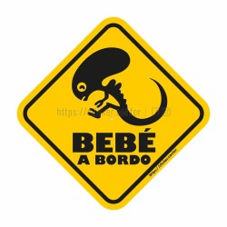▷ Sticker Adhesivo de Bebé a Bordo 【Ventanas & Parabrisas】