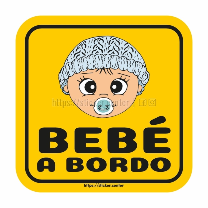 ▷ Stickers de BEBÉ A BORDO 【Adhesivos para Autos】