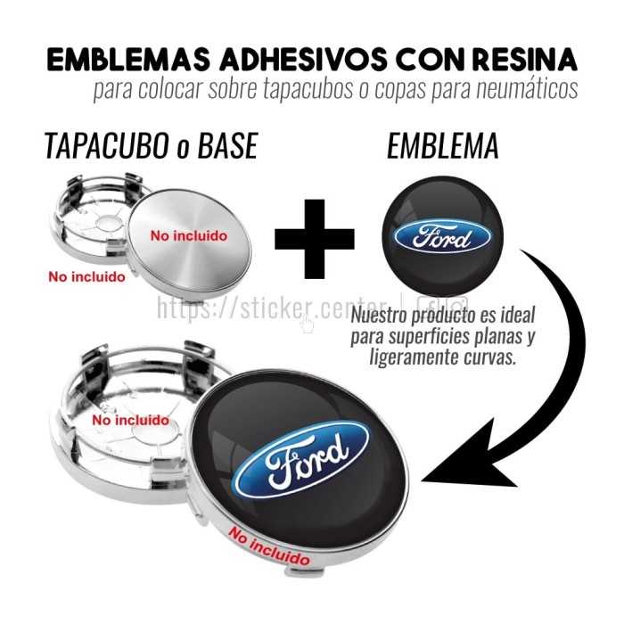 ▷ Emblemas de Resina para Tapacubos 【Centro de Aro】 3D ▷ Emblemas de Resina para Tapacubos 【Centro de Aro】 3D