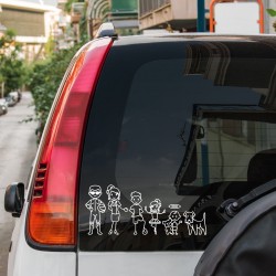▷ Pegatinas Adhesivas de Familia 【Arma tu Familia ✌️】