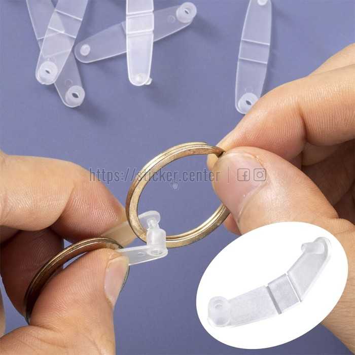 ▷ Clips Plásticos para Llaveros 【Broches Plásticos Multiusos】